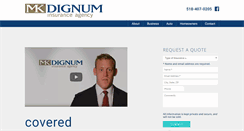 Desktop Screenshot of mkdignuminsurance.com